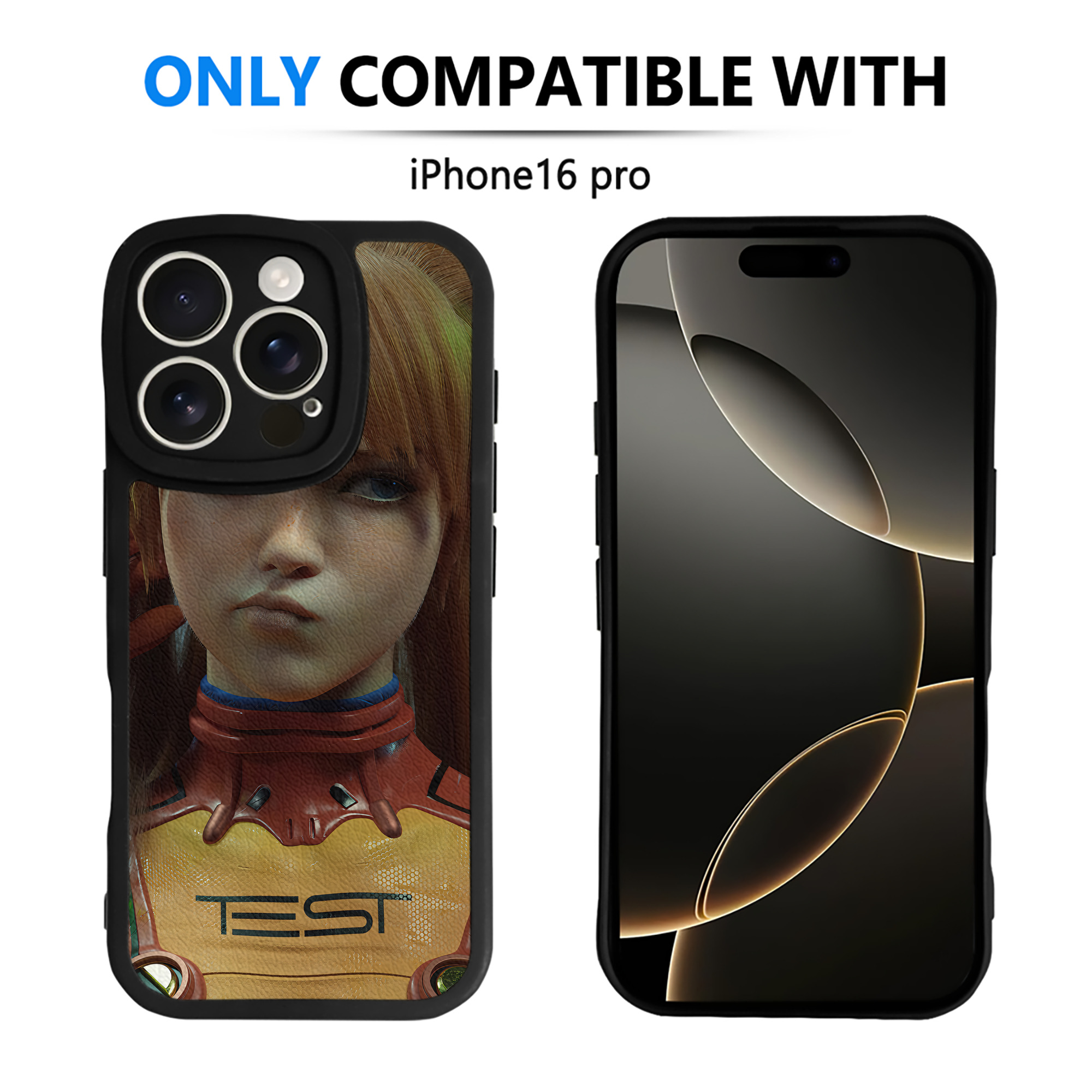 （画像用） EVA 新世紀エヴァンゲリオン 【iPhone 16シリーズ対応】シリコンスマホケース（レザー調） 材質：シリコン
